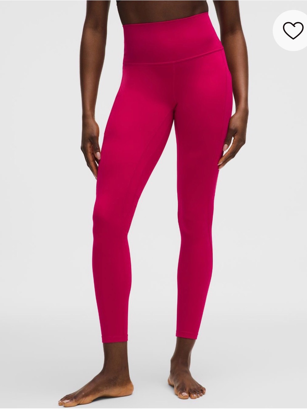 Lululemon Athletica High Waisted Align Leggings- Raspberry/Magenta Color